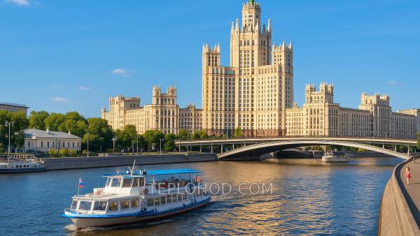 Ежедневный круиз по Москве-реке от причала "Китай-Город" 